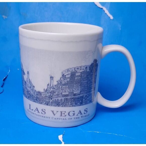 Starbucks 2008 Las Vegas 18 Oz Mug Architecture Series-Good Condition - Picture 1 of 4
